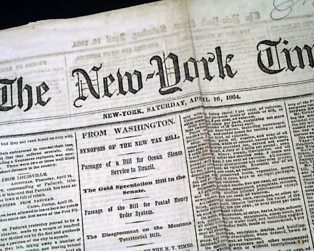FORT PILLOW MASSACRE Confederate Nathan Forrest Negroes Killed 1864 Civil War