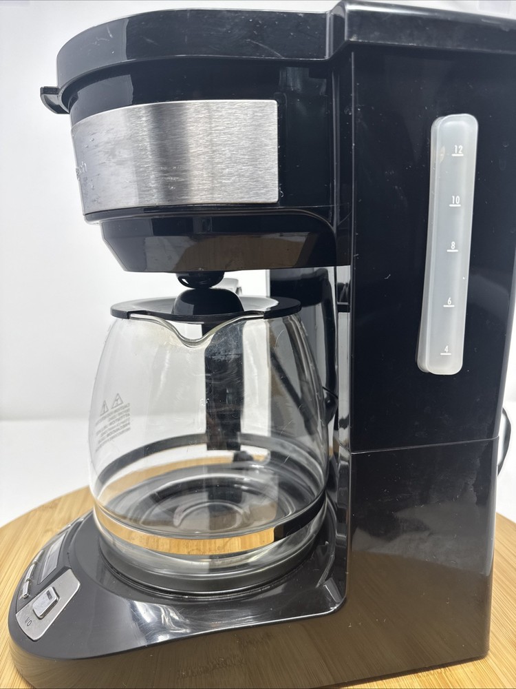 Hamilton Beach 12 Cup Coffee Maker Programmable Glass Carafe Tested Works