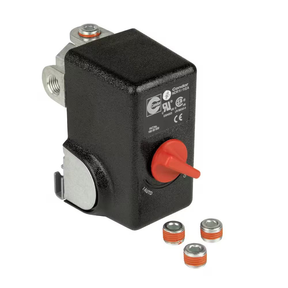 DEWALT 145-175 PSI Replacement Pressure Switch for Air Compressors