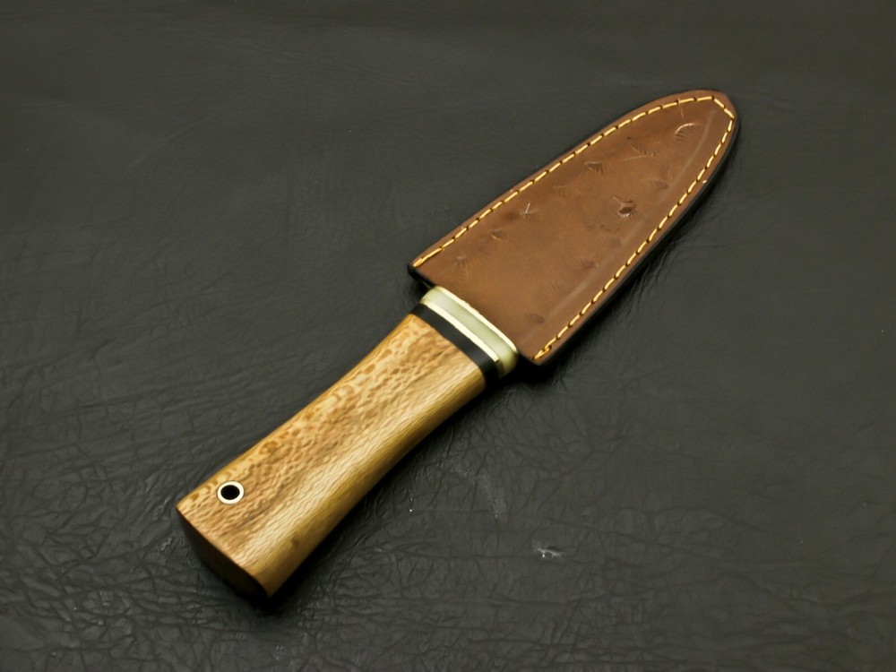 8 inches Celtic Scottish Dirk SGIAN DUBH DAGGER Bone Handle Knife.