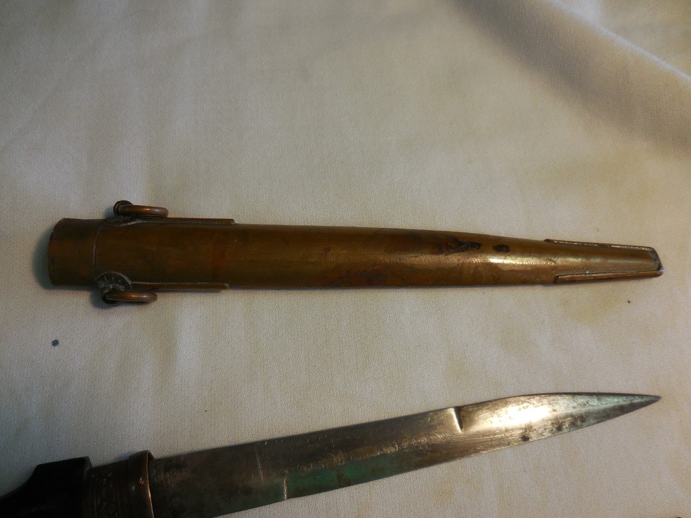 VINTAGE BURMESE DAGGER/DIRK/SIDE KNIFE