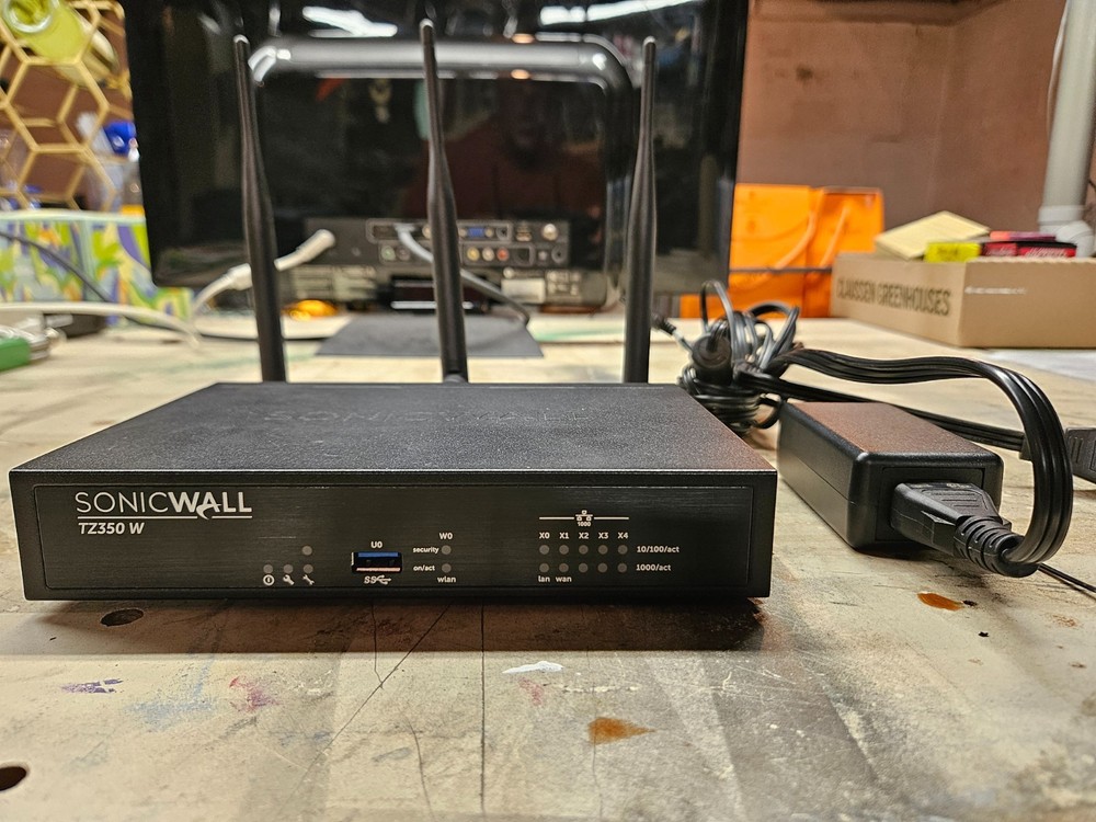 SonicWall TZ350W Wireless Firewall/Security Appliance Factory reset