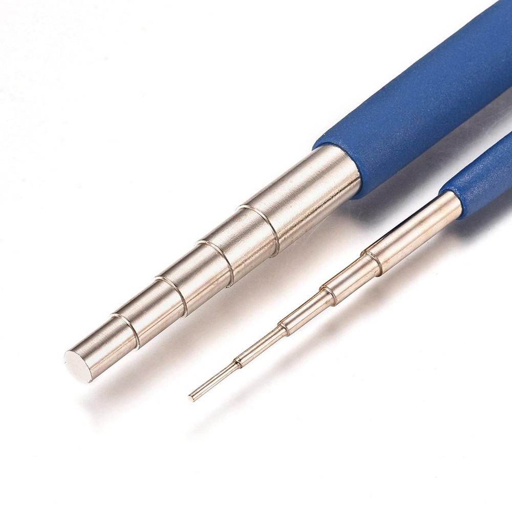 2x Wire Wrapping Mandrels Set Make Jump Rings 5 Step Tool Wire Looping Rods