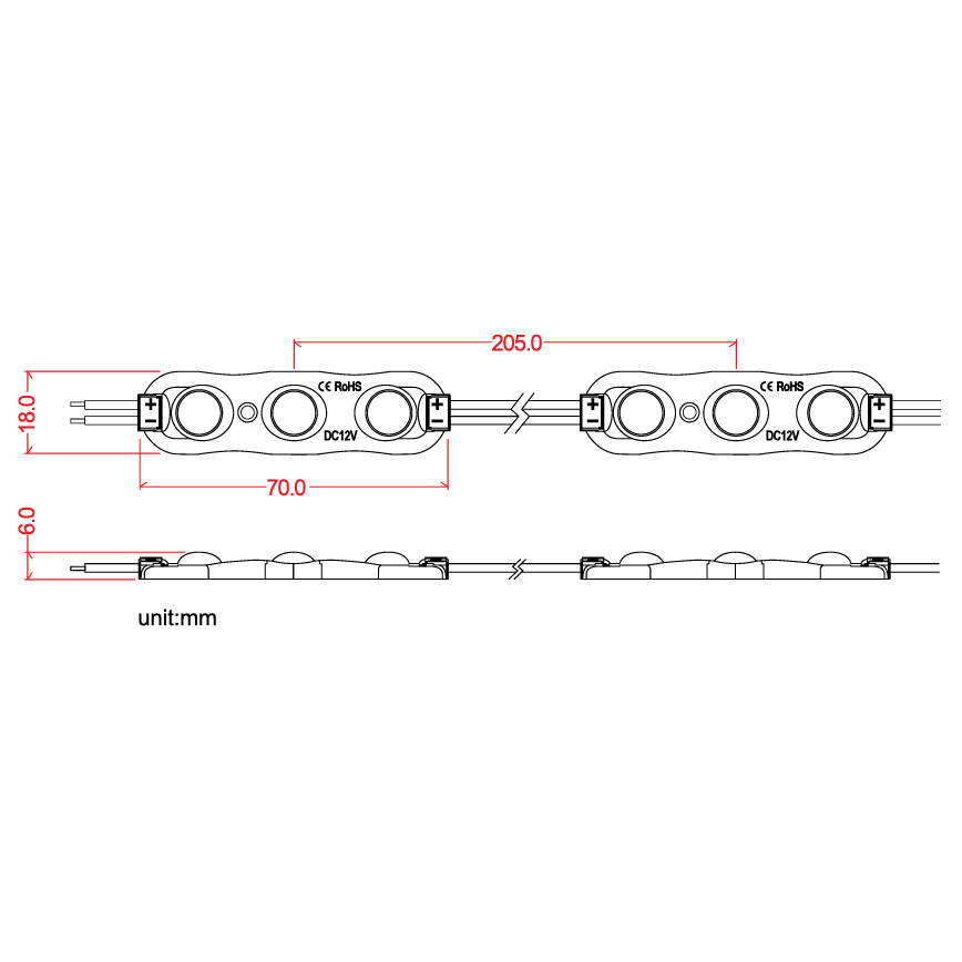 Signworld LED Sign Module (Red)