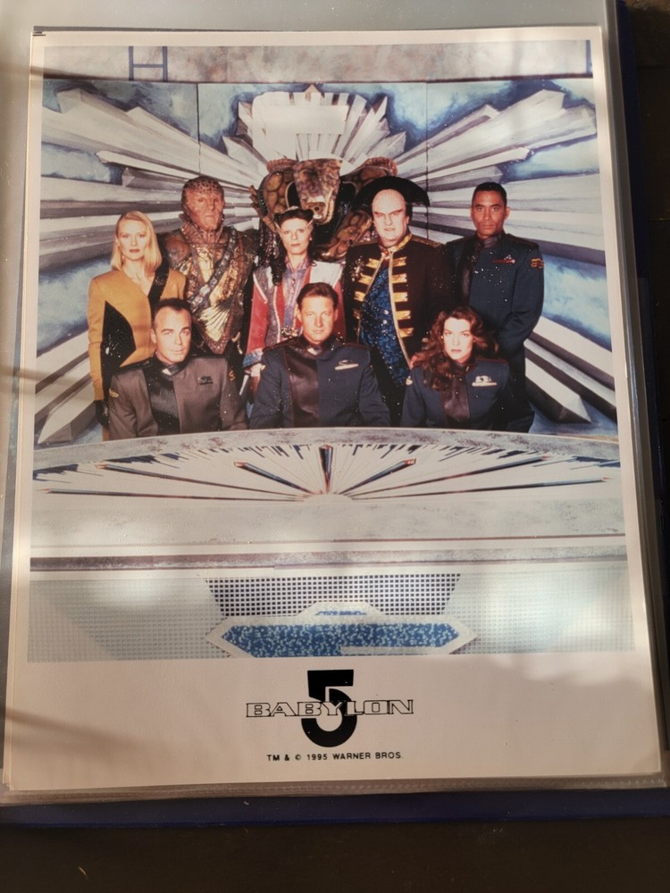 12 Different 8x10 Babylon 5 Characters photos