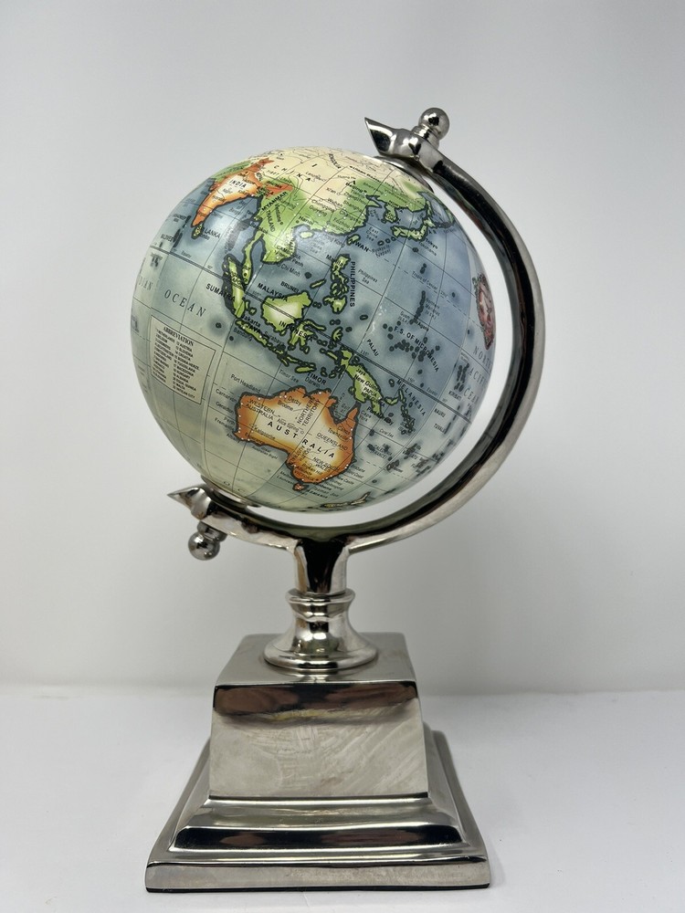 School Globe World Map Earth Rotating Educational Desktop Tabletop Gift