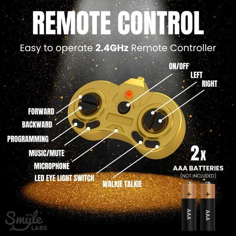 Robot Battery by Smyle™ Labs with Remote Control