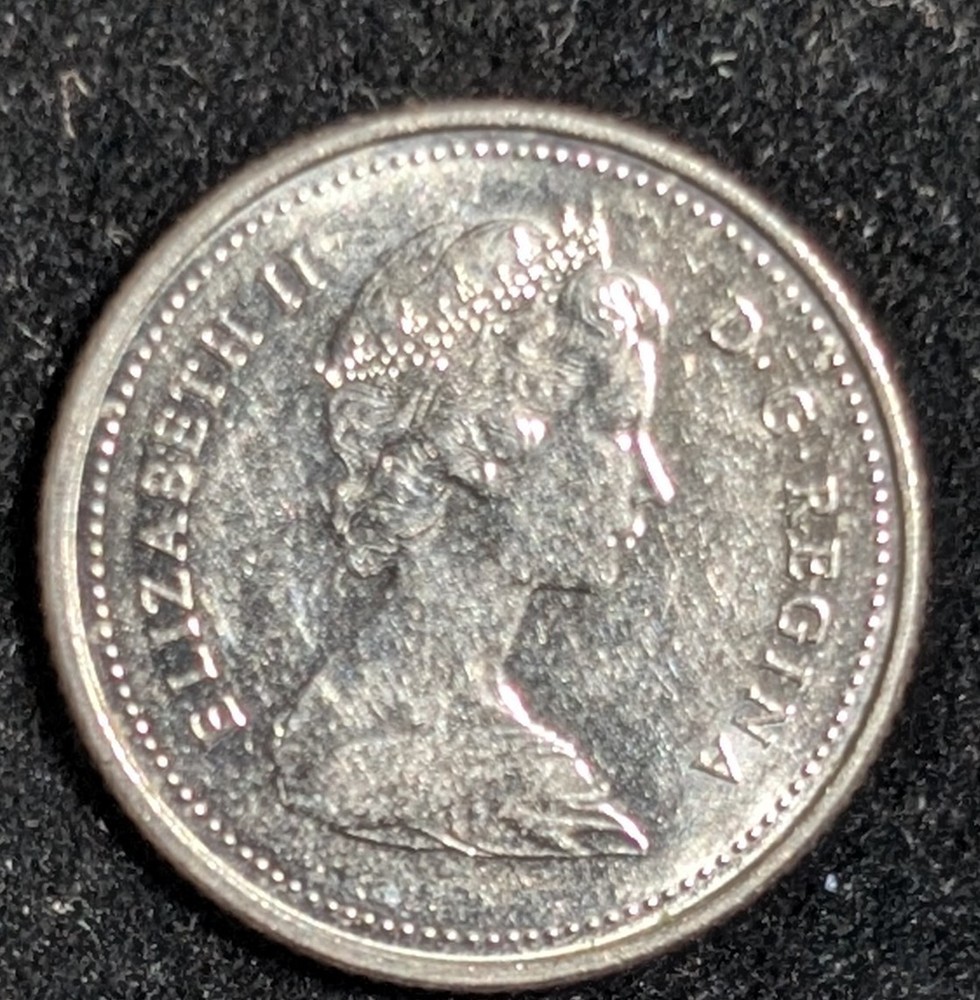 1981 Canada 10 Cents Circulated KM# 77.2