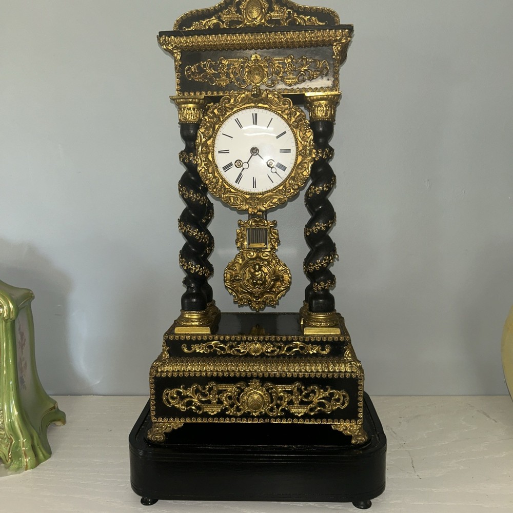 Napoleon 111 / Ebonized Wood N Guilded Bronze/ Working