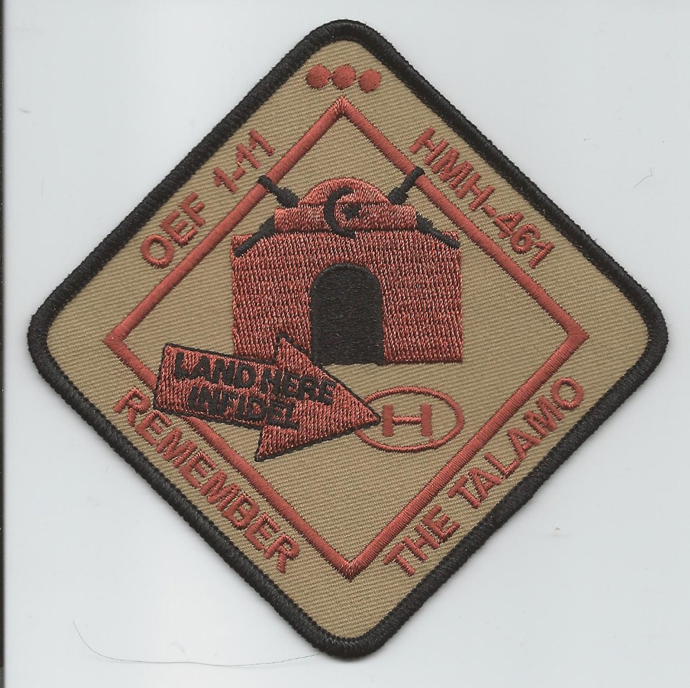 HMH-461 OEF 1-11 "REMEMBER THE TALAMO" desert patch