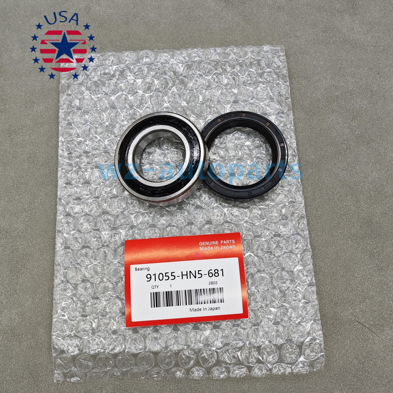 OEM Left Rear Axle Wheel Bearing Seal Hub Fits For Honda Foreman 400 450 500 USA