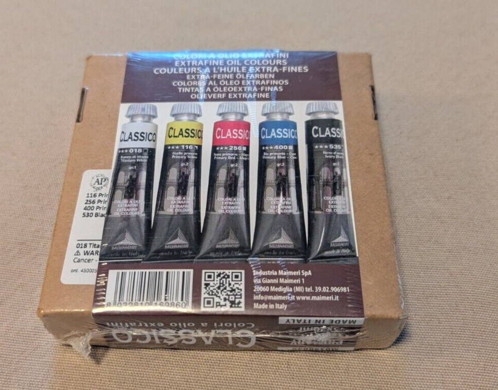 Classico oil primary set 5 20ml tubes