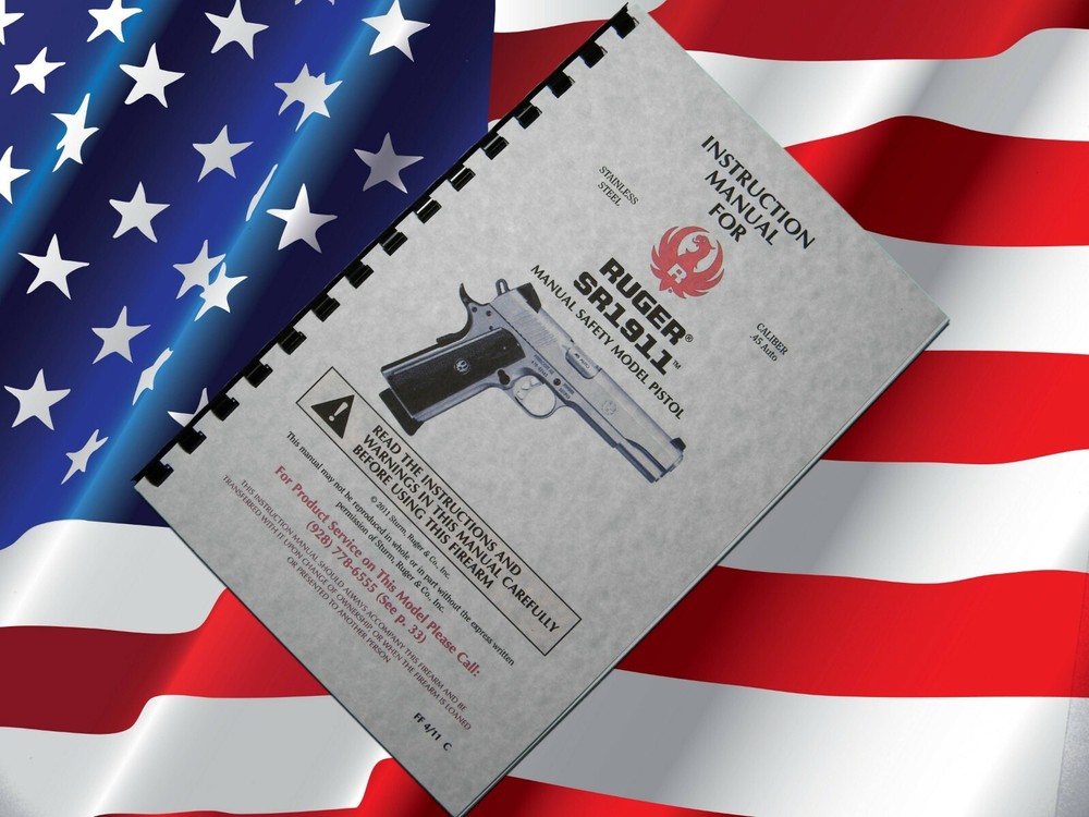 Ruger Model SR 1911 Pistol Owners Manual