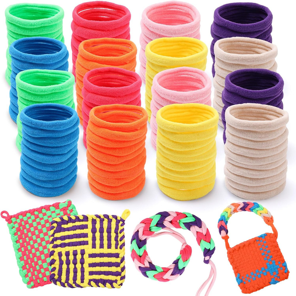 Weaving Loom Refill Loops Kit – Loom Refill Loops for Weaving Potholder Loom Kit