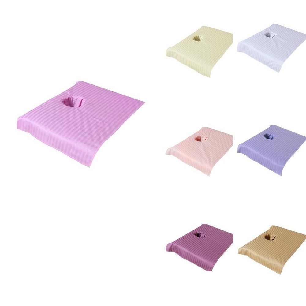 Washable Massage Table Bed Sheet Cover with Breath Hole