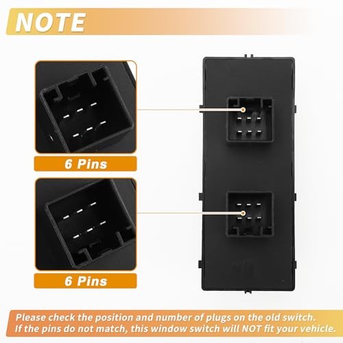 Front Left Driver Side Power Window Switch Window Control Switch for Ford