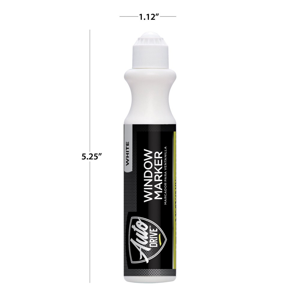 Auto Drive Automotive Window Marker, White