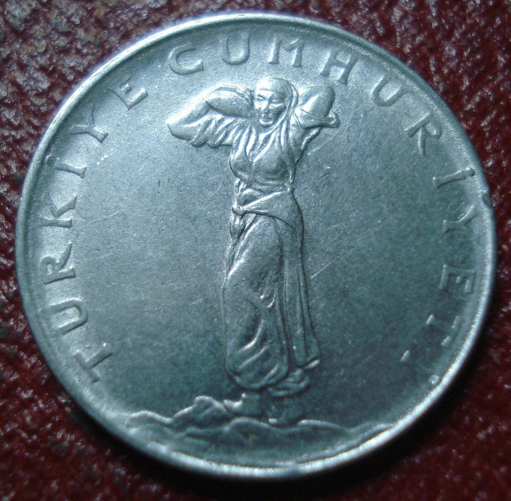 1968 TURKEY 25 KURUS IN VF CONDITION
