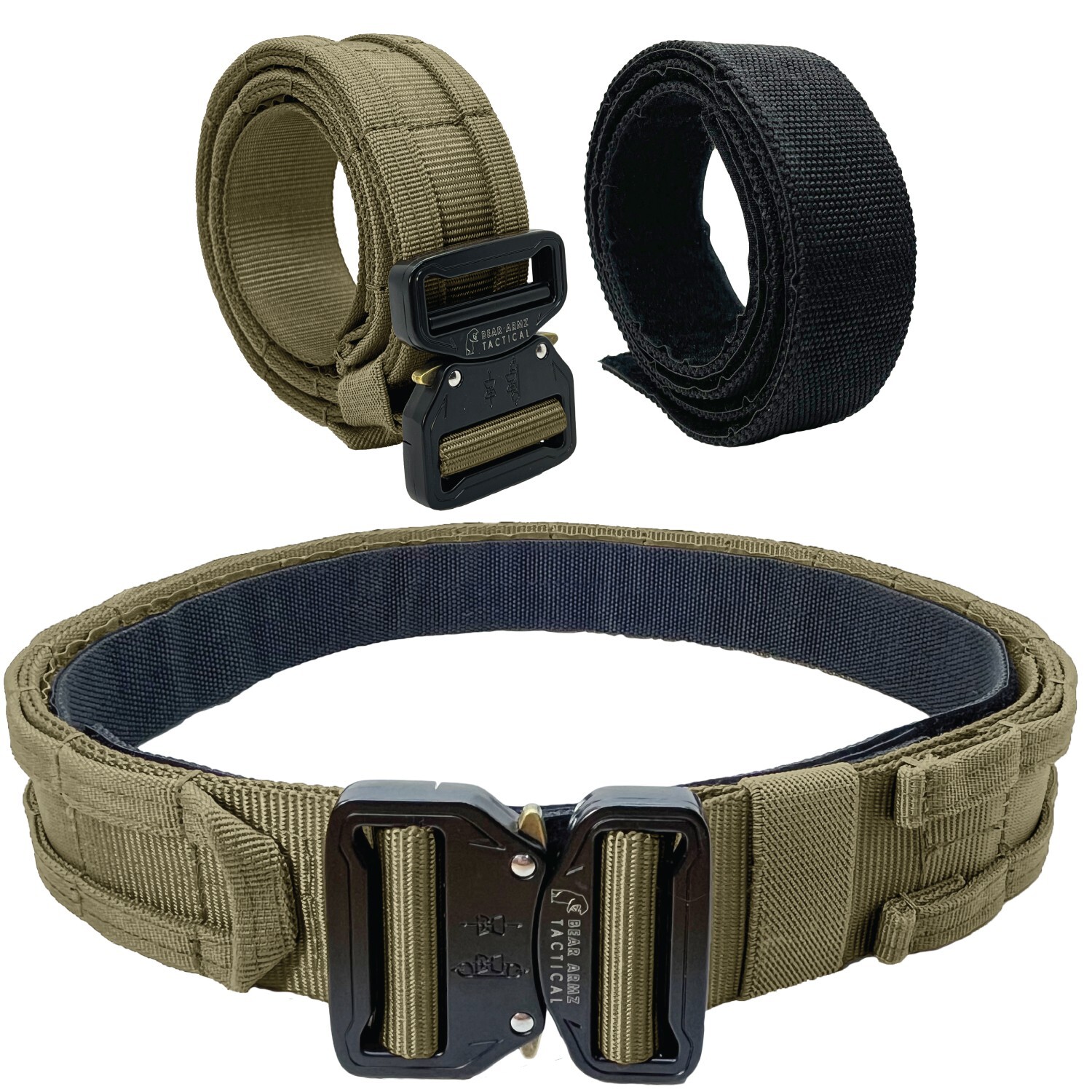 Bear Armz Tactical Battle Belt V2 | Molle Riggers Belt | War Belt | Heavy Duty