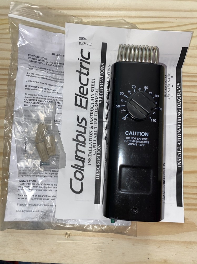 VENTILATION THERMOSTAT CKTD-110