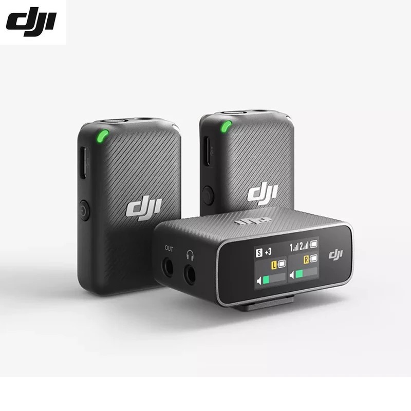 DJI Mic 2 (2 TX + 1 RX + Charging Case) Wireless Microphone for Camera & Phone
