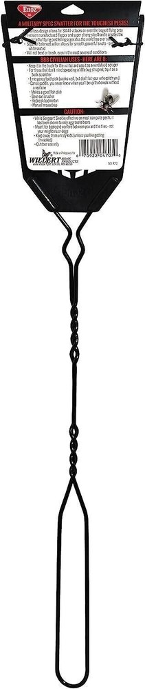 Enoz Sergeant Swat Flyswatter, Black