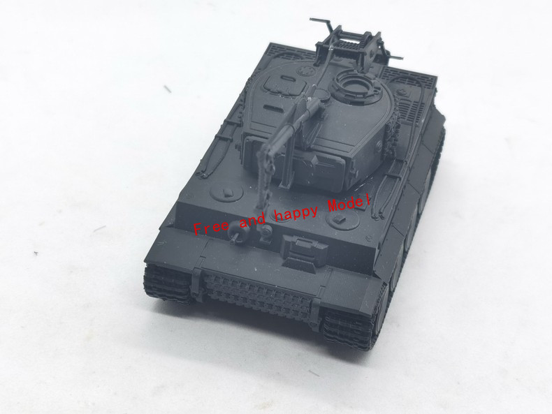 3D Printing Model 1/72 German Tiger Engineering Tank Model Unpainted