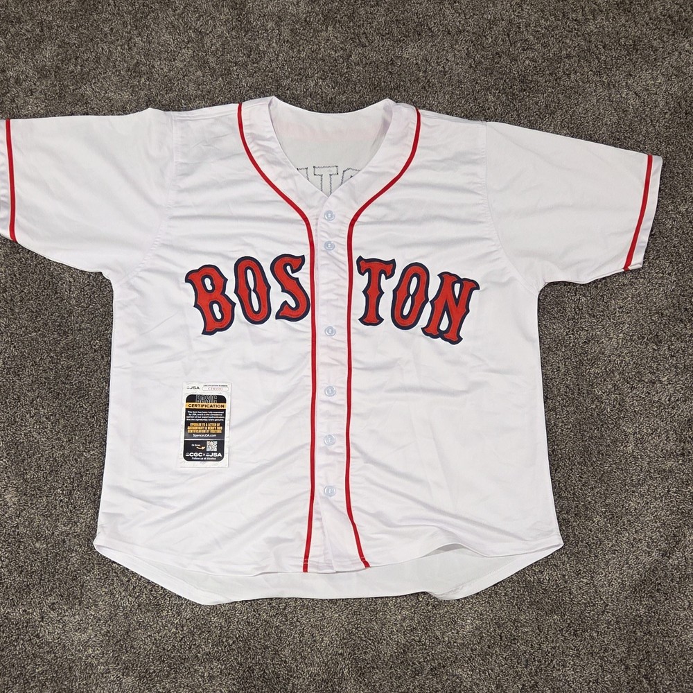 David Ortiz Boston Red Sox Signed Jersey #34 JSA Authenticated