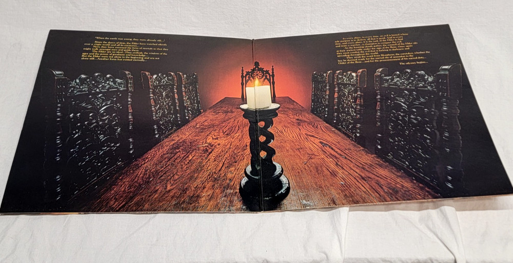 Kiss - signed vinyl record - Music From The Elder Soundtrack - 3 signatures Ace