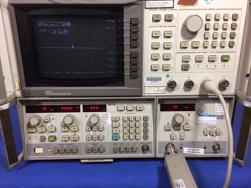 Agilent / HP/ Keysight 8757C Scalar Network Analyzer w/ OPT 001, Tested