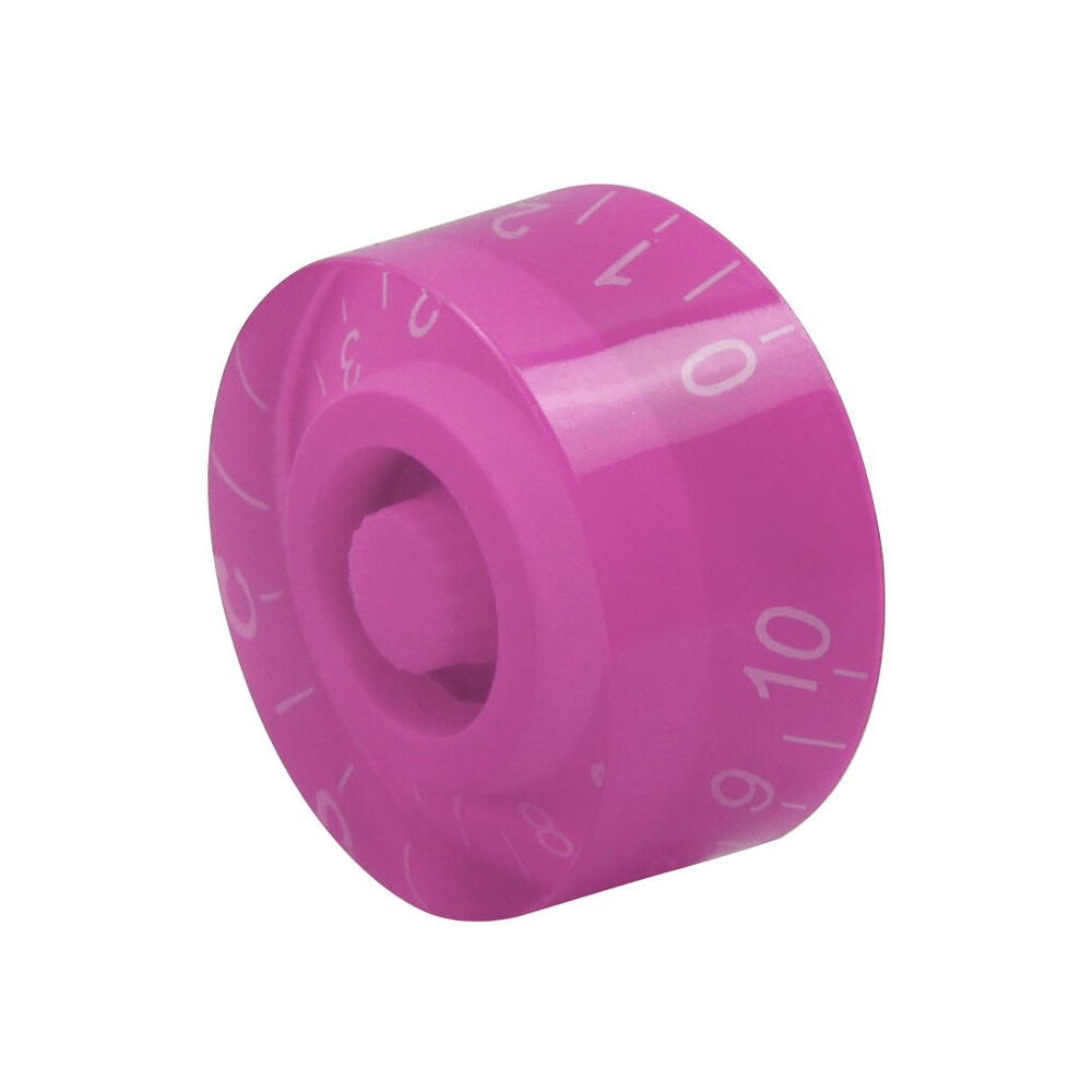 FLEOR 20PCS Fuchsia Barrel LP Guitar Volume Tone Knob Control Speed Knobs Button