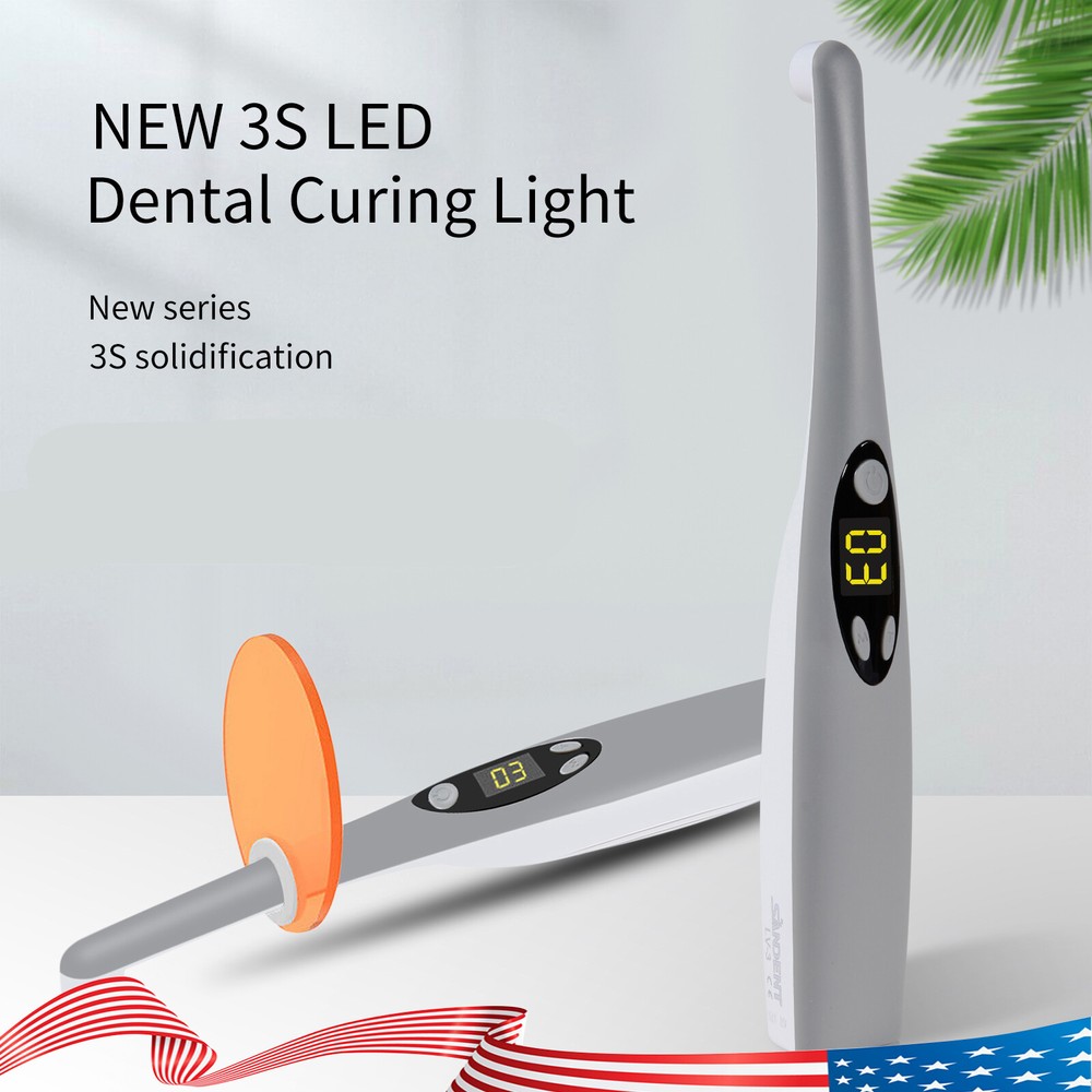 ILED Wireless Curing Light Dental 3Second LED Cure Lamp Woodpecker DTE Style ty