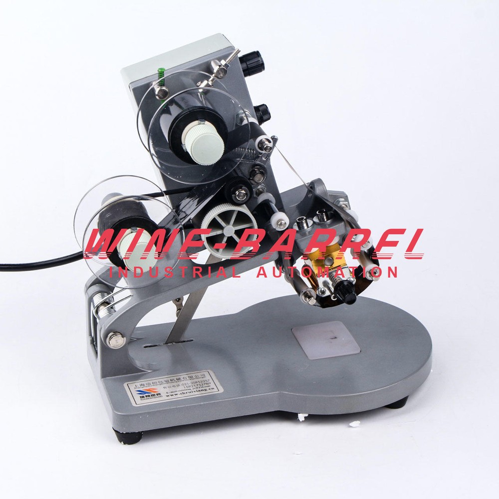 DY-8 Manual Hot Stamping Machine Ribbon Coding Date Batch Character Code Printer