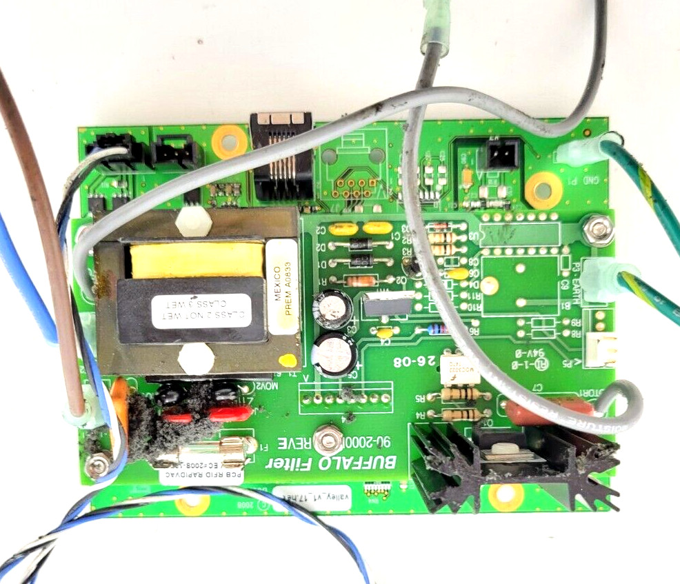 Buffalo Filter 90-2000 PlumeSafe Turbo Interconnect Board USED.