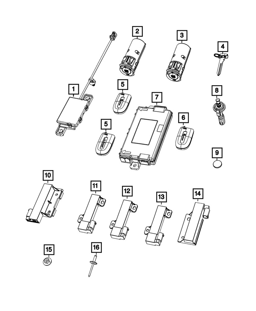 Genuine Mopar Rivet 6512211AA