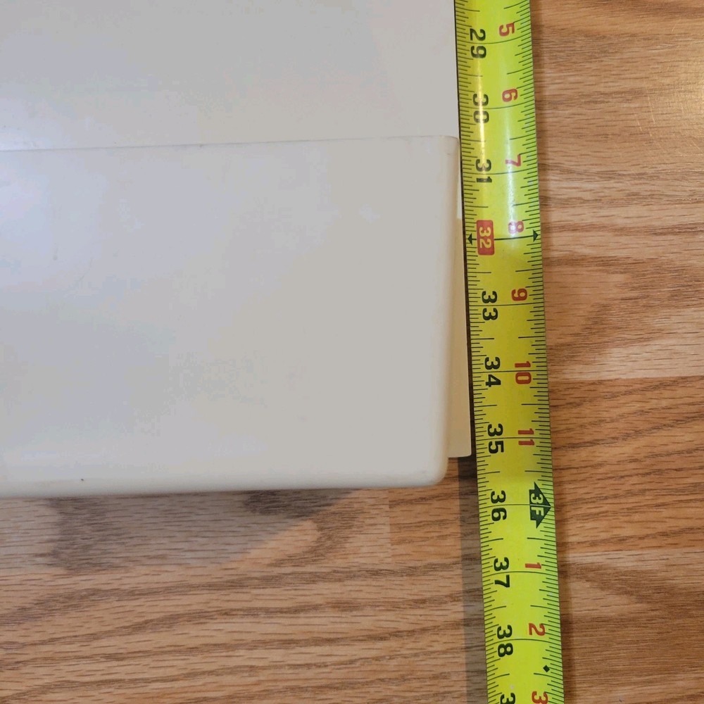 Rare Vintage Spaulding Storage Shelf Plastic 35"x8"