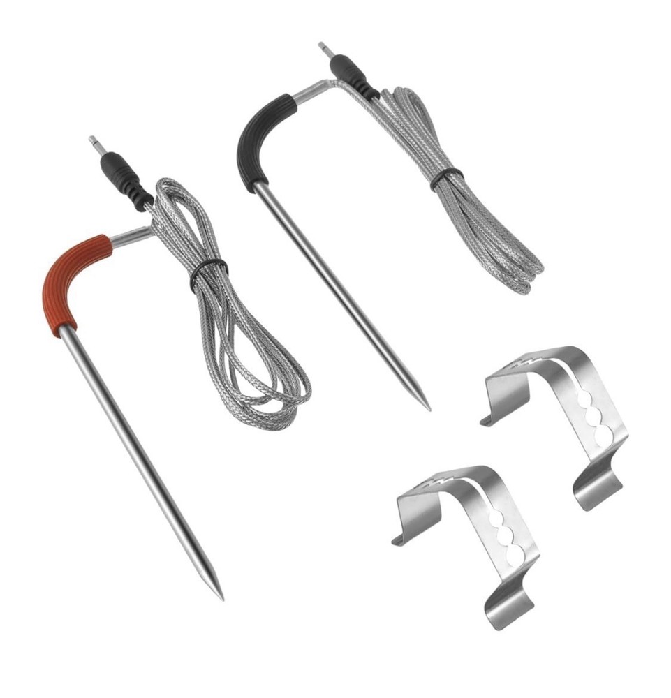 Meat Probe Replacement for Pellet Grills, 2.5mm Plug Temperature Probe Access...