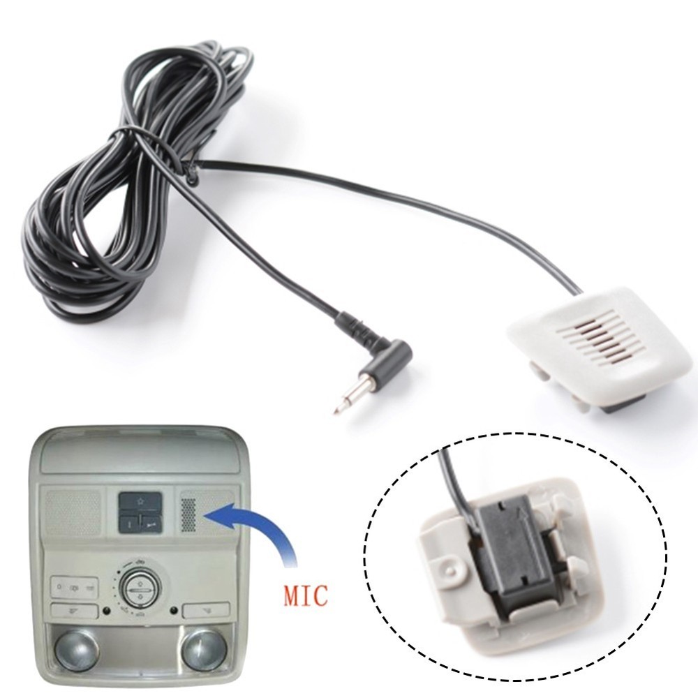 Reading Light Panel Installation Car Audio Microphone Stereo Wired Mic