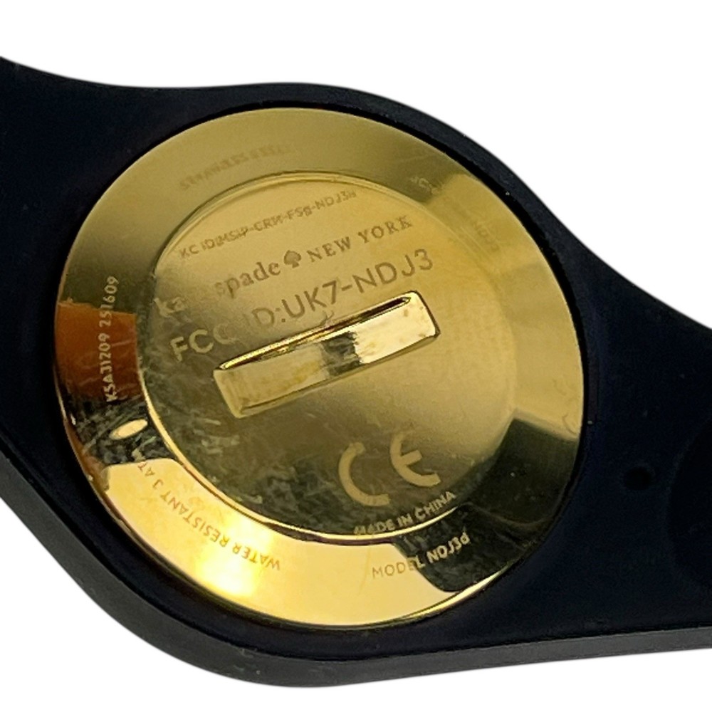 Kate Spade New York Activity Tracker Black White Polka Dot Pattern - Untested