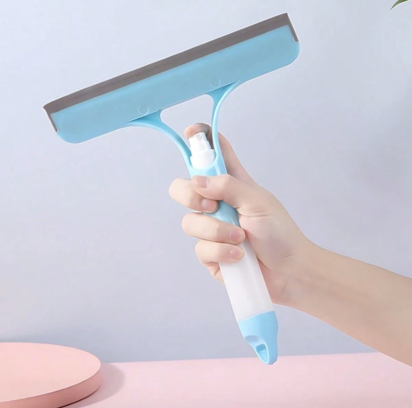 2pcs Window Scraper: Strong Decontamination Tool with Short Handle - NEW