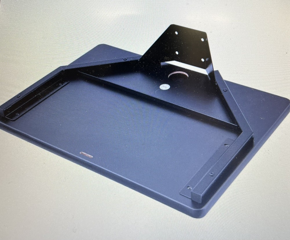 Plastic Laminate Worksurface, 27"W x 20"D, Black