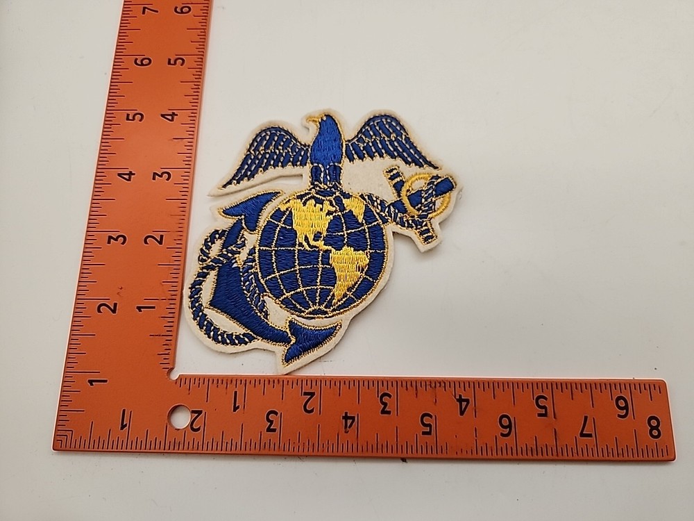 Eagle Globe Anchor EGA Wool WWII Patch No Glow
