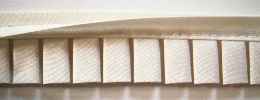 BOX PLEAT - TRIM FABRIC WITH ATTACHED BIAS TAPE TOP 4 1/2 YARDS