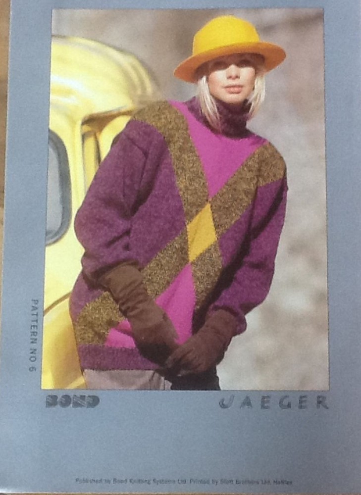 Jaeger Collection Bond / USM / Ultimate Sweater Machine knitting Pattern Book