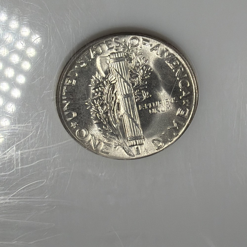 1945 Mercury Dime 10C NGC MS65