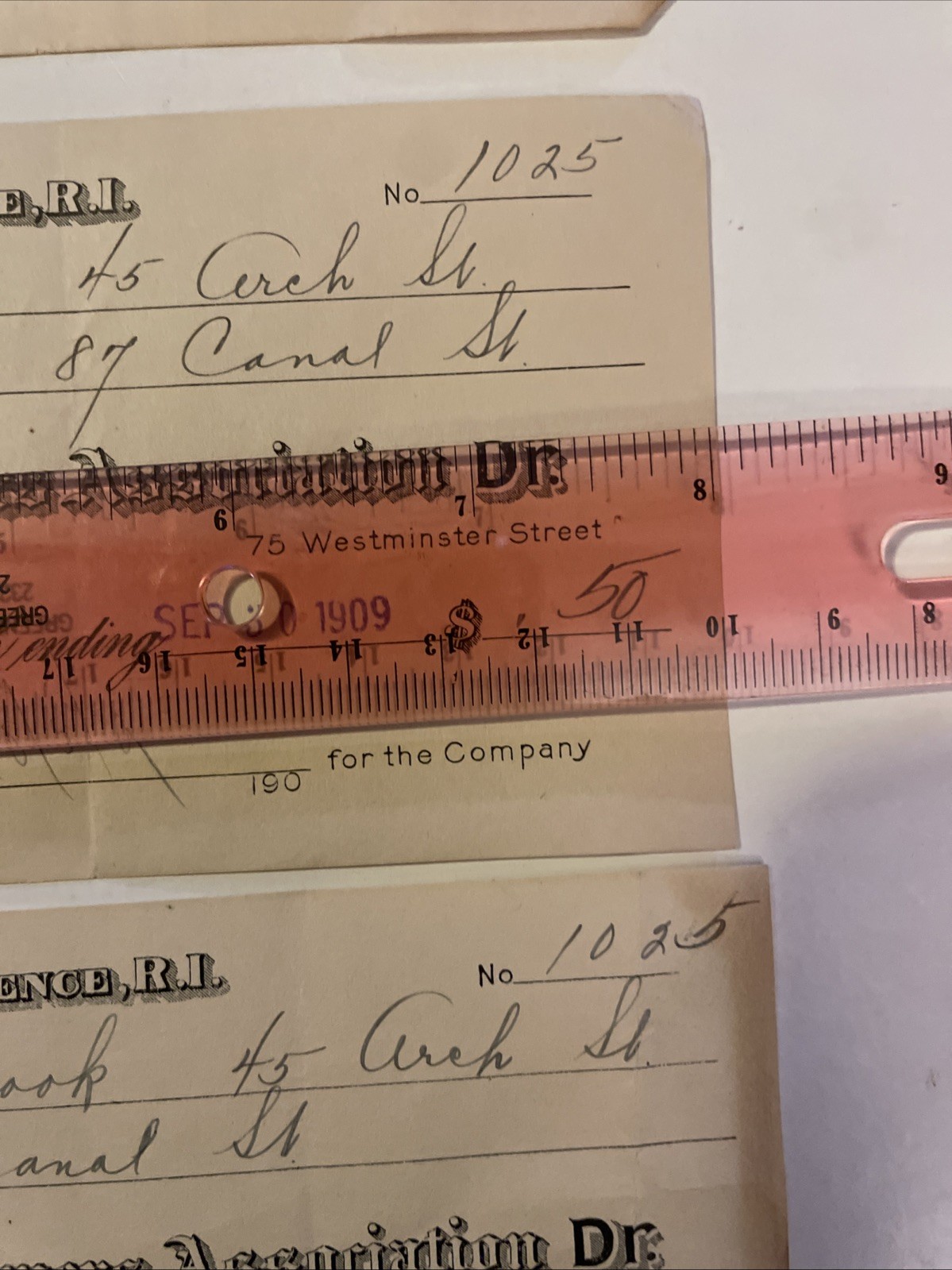 (3) 1909 Providence Rhode Island Gas Consumers Association 75 Westminster St Rec