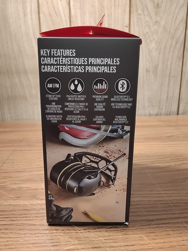 3M WorkTunes Connect AM-FM Wireless Hearing Protector with Bluetooth NIB