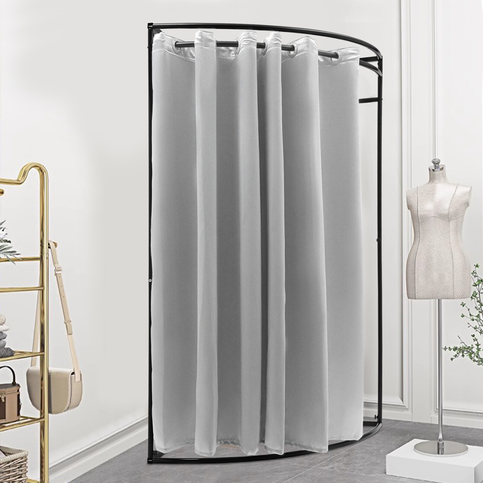 Fan-shaped Clothing Store Fitting Room, Fitting Room, Dressing Room Fitting Room