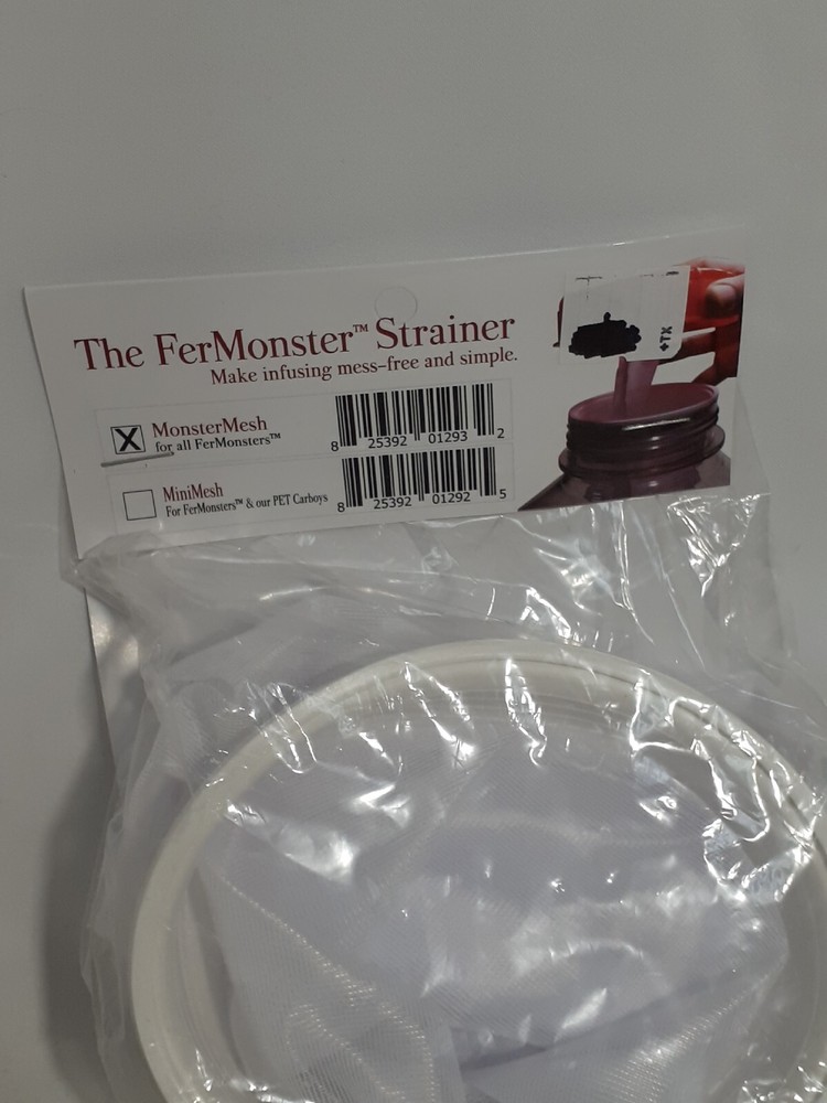 FerMonster Monster Mesh Strainer Plastic Ring, Make Infusing Mess-Free & Simple!