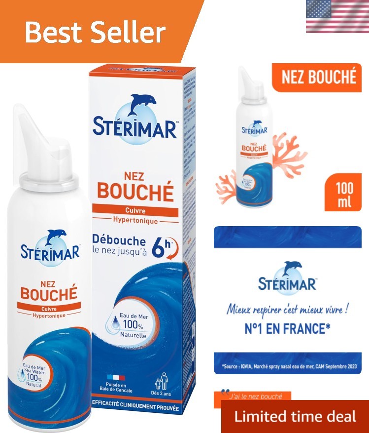 Sterimar Hypertonic Nasal Spray 100ml